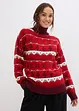 Weihnachtspullover mit Turtleneck, bonprix