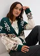 Strickjacke mit Weihnachtsmotiven, bonprix