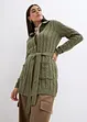 Longstrickjacke mit Zopfmuster, bonprix