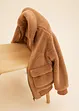 Oversized Teddy Jacke mit aufgesetzten Taschen, bonprix