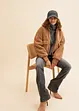 Oversized Teddy Jacke mit aufgesetzten Taschen, bonprix