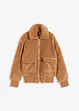 Oversized Teddy Jacke mit aufgesetzten Taschen, bonprix