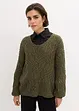 Pull en fil bouclé, bonprix