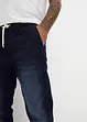 Regular Fit Schlupf-Sweat-Jeans, Straight, bonprix