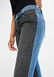 Straight-Jeans, Low Waist, Color Blocking, bonprix