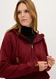 Sweatjacke mit Strickkapuze und Tasche, bonprix