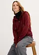 Sweatjacke mit Strickkapuze und Tasche, bonprix