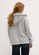 Sweatjacke mit Strickkapuze und Tasche, bonprix