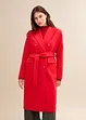 Manteau croisé court, aspect laine, bonprix