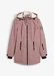 Veste longue outdoor fonctionnelle avec polaire peluche, imperméable, bonprix