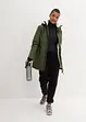 wasserdichte Funktions-Outdoor-Longjacke mit Teddyfleece, bonprix