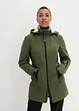 wasserdichte Funktions-Outdoor-Longjacke mit Teddyfleece, bonprix