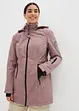 Veste longue outdoor fonctionnelle avec polaire peluche, imperméable, bonprix