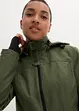 wasserdichte Funktions-Outdoor-Longjacke mit Teddyfleece, bonprix