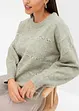 Boxy-Pullover mit Pailletten, bonprix