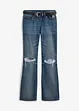 Bootcut-Jeans mit Gürtel (Doppelpack 2-tlg. Set), bonprix