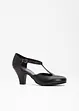 Salomés à talons en cuir, bonprix