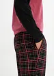 Pyjama mit Flanell Hose, bonprix