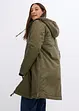 warm wattierter Winterparka mit Teddyfutter in Kapuze, bonprix