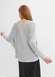 Feinstrickpullover mit Strass-Applikation, bonprix