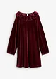 Samtkleid mit Volants, bonprix