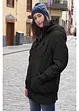 Steppjacke mit breitem Komfortbund und Kapuze, bonprix