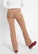 Pantalon en velours côtelé extensible, Bootcut, bonprix