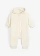 Baby Fleece-Overall mit Geweih, bonprix