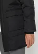 Veste matelassée longue avec capuche, bonprix