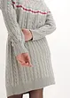 Norweger-Strickkleid mit Zopfmuster, bonprix