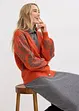 Strickjacke mit Ornament, bonprix