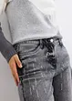 Stretch-Jeans mit Glitzersteinchen, bonprix