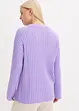 Gerippter Oversize-Pullover, bonprix