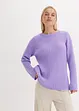 Gerippter Oversize-Pullover, bonprix