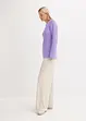 Gerippter Oversize-Pullover, bonprix