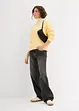Oversize-Sweatshirt aus reiner Baumwolle, bonprix