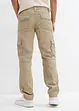 Pantalon cargo 100% coton, coupe droite et loose, bonprix