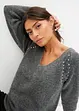 Pullover mit Strass-Applikation, bonprix