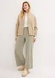 Pantalon en velours côtelé, taille haute élastiquée, bonprix