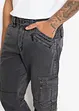 Pantalon cargo 100% coton, coupe droite et loose, bonprix