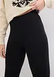 Lot de 2 leggings évasés avec taille élastiquée confortable, bonprix