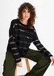 Pullover mit Mesh-Einsatz, bonprix