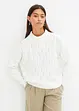 Boxy-Pullover mit Struktur, bonprix