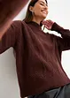 Boxy-Pullover mit Struktur, bonprix