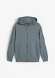 Sweatjacke mit Kapuze aus reiner Baumwolle, bonprix
