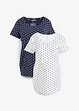 Umstandsshirts aus Bio-Baumwolle (2er-Pack), bonprix