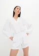 Blouse oversize en gaze de coton, bonprix