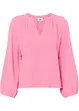 Blouse oversize en gaze de coton, bonprix