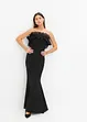 Robe col Bardot en crêpe texturé, bonprix