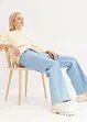 Wide-Leg-Jeans, Mid Waist, Stretch, bonprix